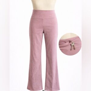 🌸 Pink Bootcut Pants – Size Large